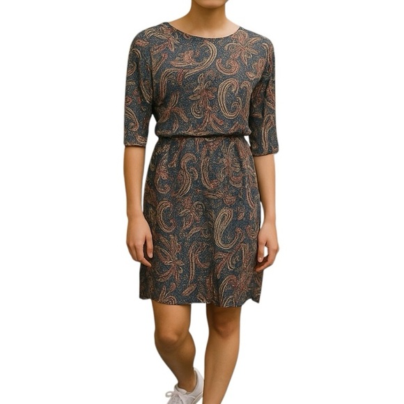 Warehouse 3/4 Sleeve Midi Dress - Picture 1 of 8